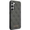 Guess GUHCS23SG4GFGR S23 S911 szary/grey hardcase 4G Metal Gold Logo